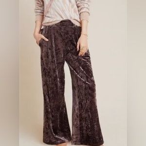 Greylin crushed velvet pull-on pants
